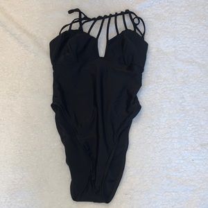 Victoria Secret Black one piece size 14